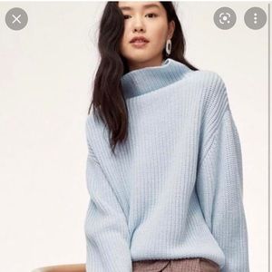 Wilfred Montpellier turtleneck sweater sky blue